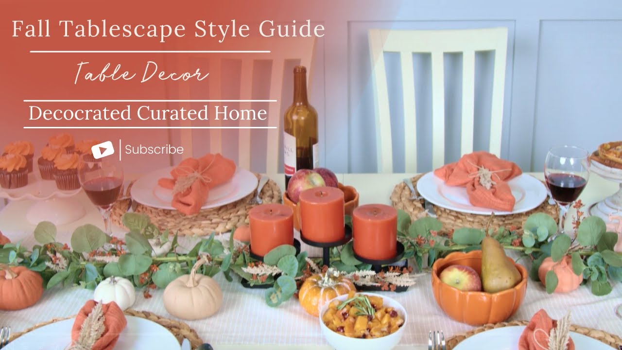 Fall Tablescape Style Guide  |  Decocrated Subscription Box