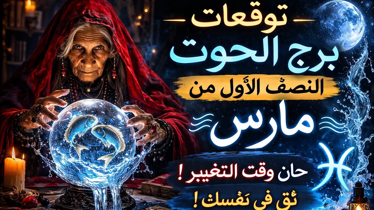 برج الحوت ♓ قراءه توقعات عامه اسبوعيه برج الحوت ♓ النصف الأول من مارس الاثنين ٣/٢الي٣/٩♓