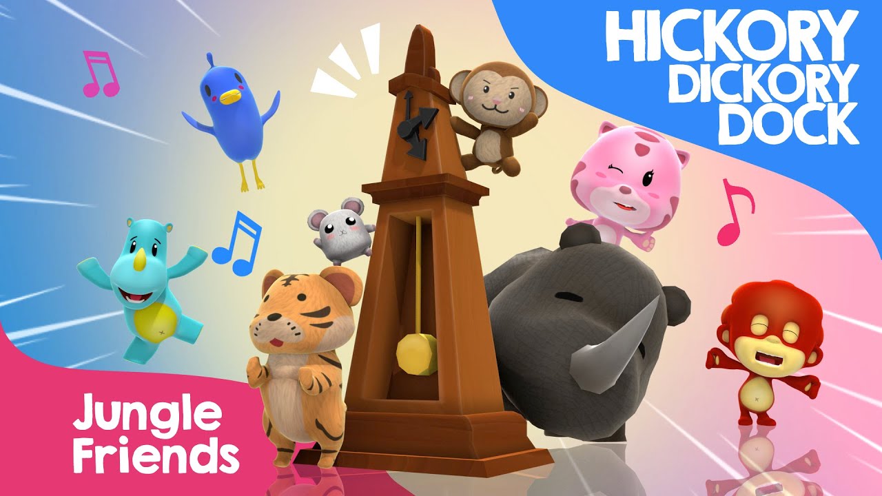 Hickory Dickory Dock - Nursery Rhymes
