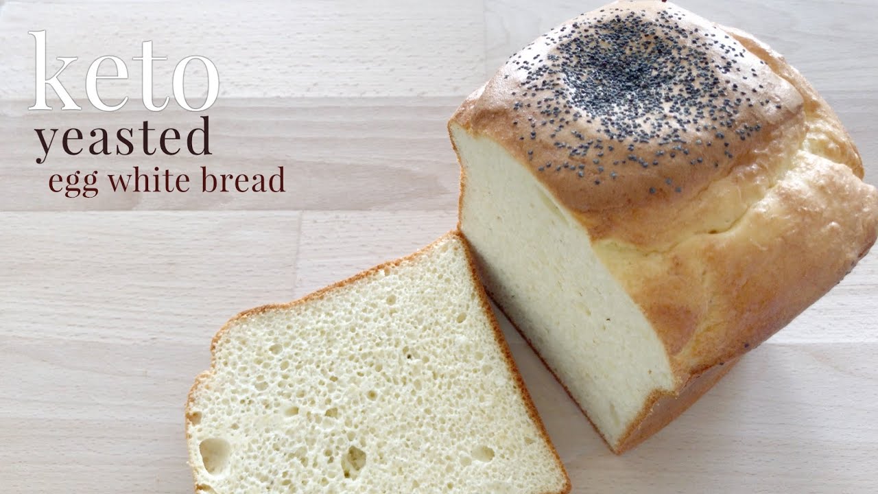 Keto Yeasted Egg White Bread