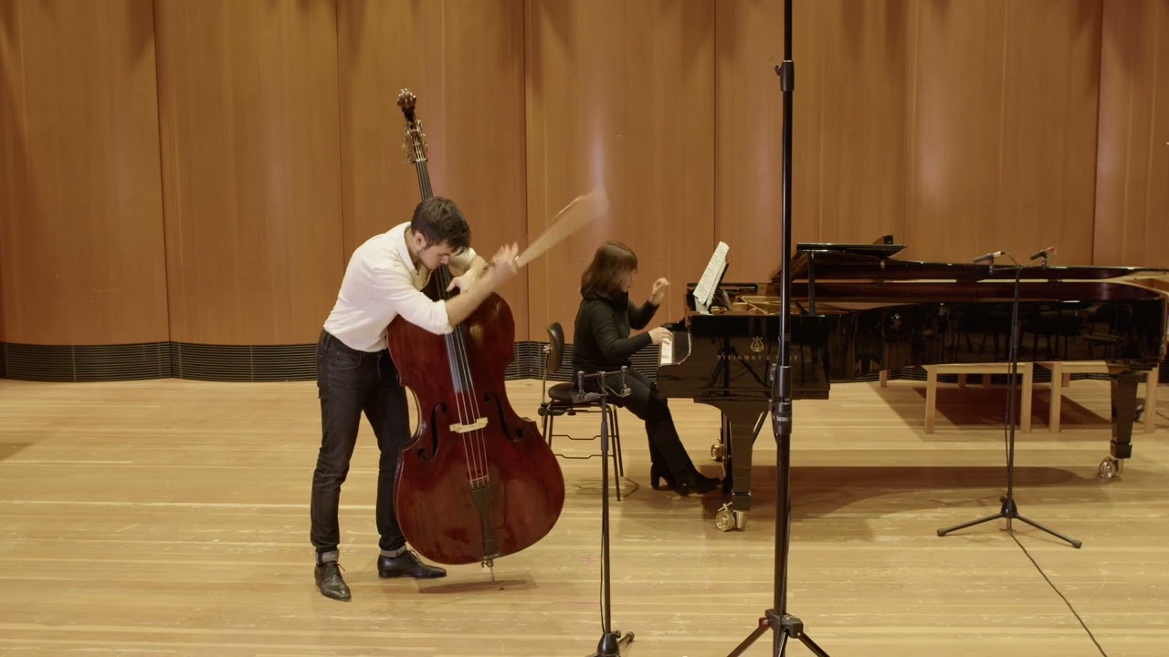 Schubert Arpeggione Sonata (1st mov.) Blai Gumí Roca double bass, Nobuko Nishimura-Finkentey piano