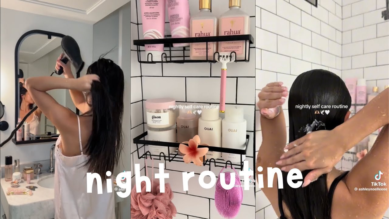 Night Routine🌙✨|| Tiktok compilation