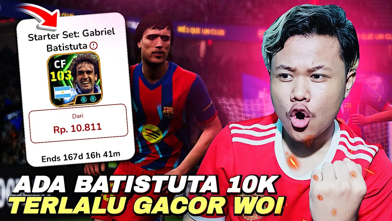 KAPAN LAGI DIKASIH EPIC 10K SAMA KONAMI!! REVIEW BATISTUTA EPIC BARU EFOOTBALL 2026 MOBILE