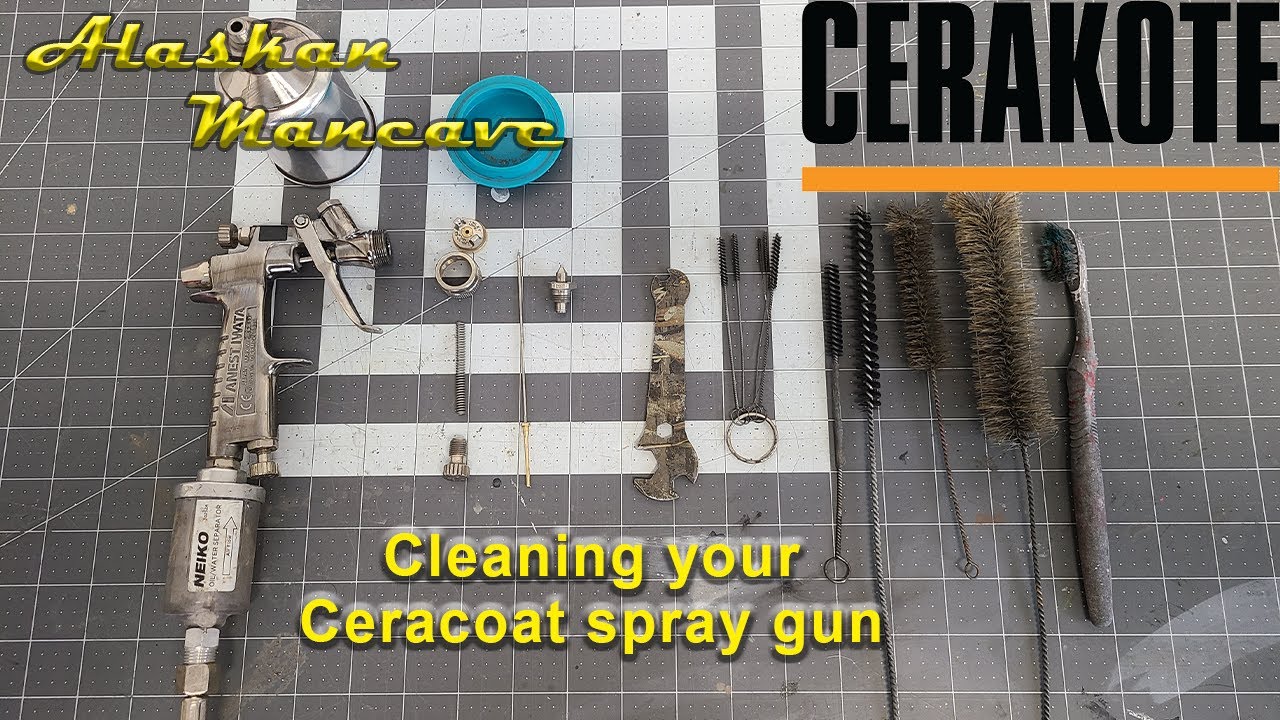Cleaning your Iwata LPH 80 spray gun 2 different ways
