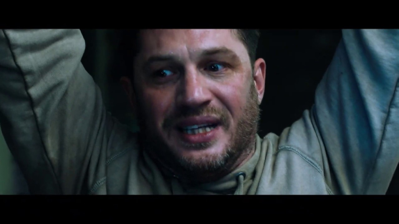 eddie brock but we can't hear venom's voice