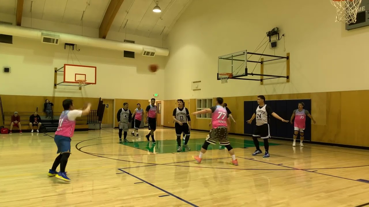 Cityhoops 50++ WEDNESDAY LEAGUE SEASON 13 - WEEK 7 - Game 2 : Tokyo (grey) vs Beijing (pink)