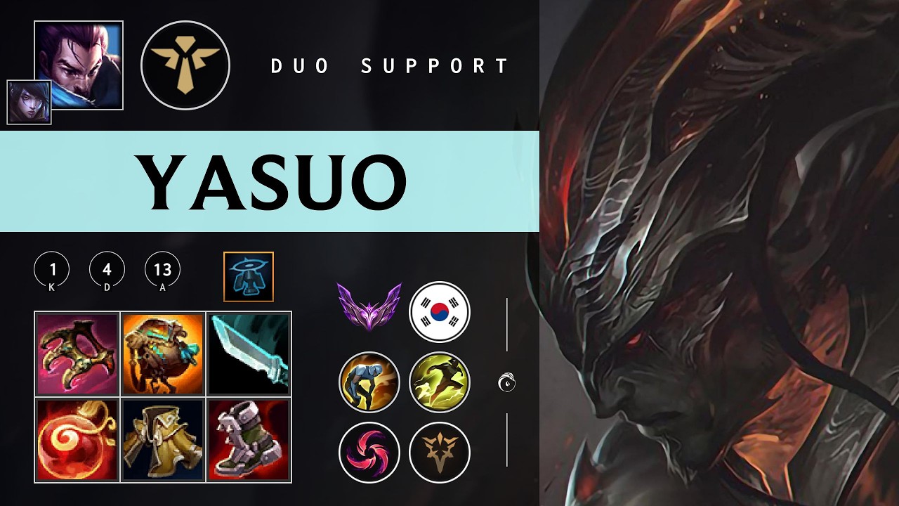 Yasuo Support vs Rakan - KR Master Patch 26.04