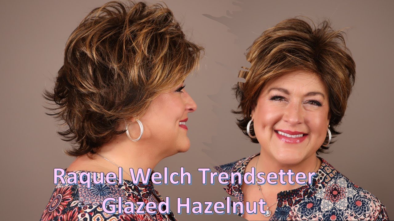 Raquel Welch Trend Setter in Glazed Hazelnut | Short Spiky FULL piece with lots of permatease!