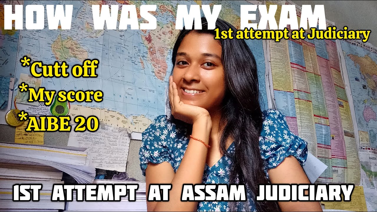 My 1st attempt at *JUDICIARY*🎯Assam Judiciary 2025📚Cut off/ My score🥲#studyadvice #motivation