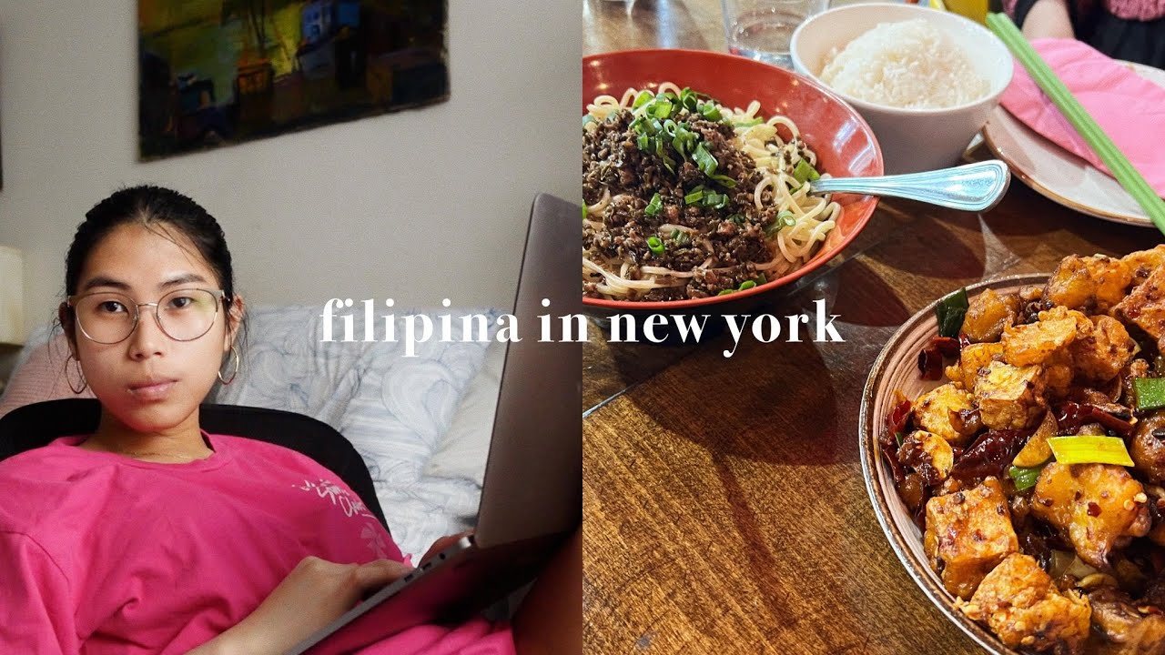 Filipina in New York | work from home days, lots of eating out, protein snacks