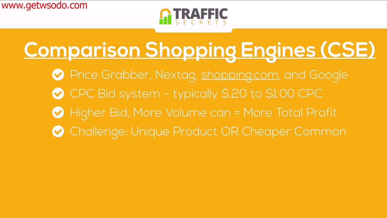 01 Comparison Shopping Engines