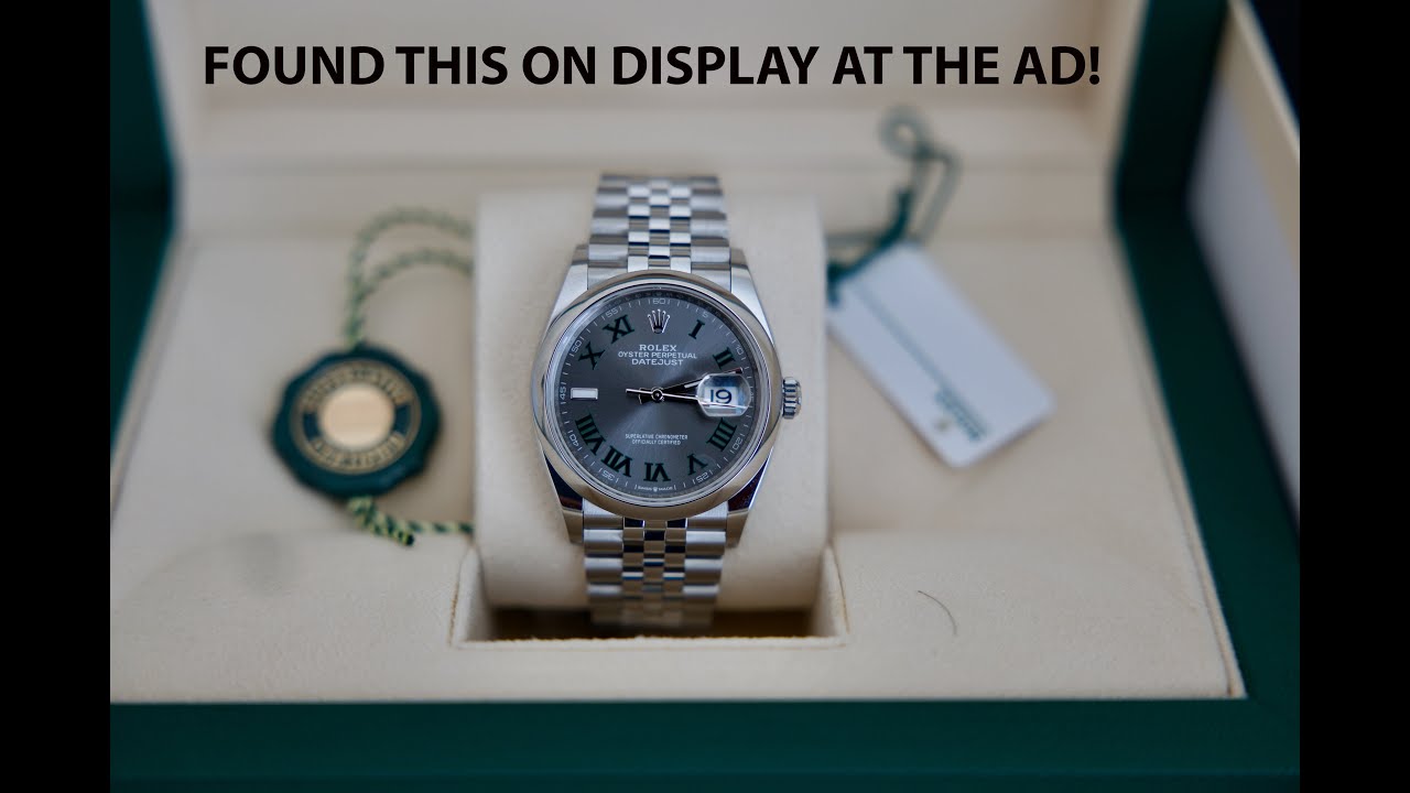 Новые часы Rolex! Wimbledon DateJust 36 мм