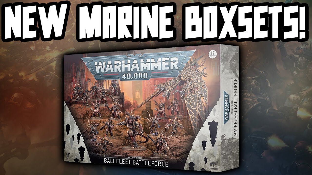 NEW CHAOS & SPACE MARINE BOXSETS! More coming!