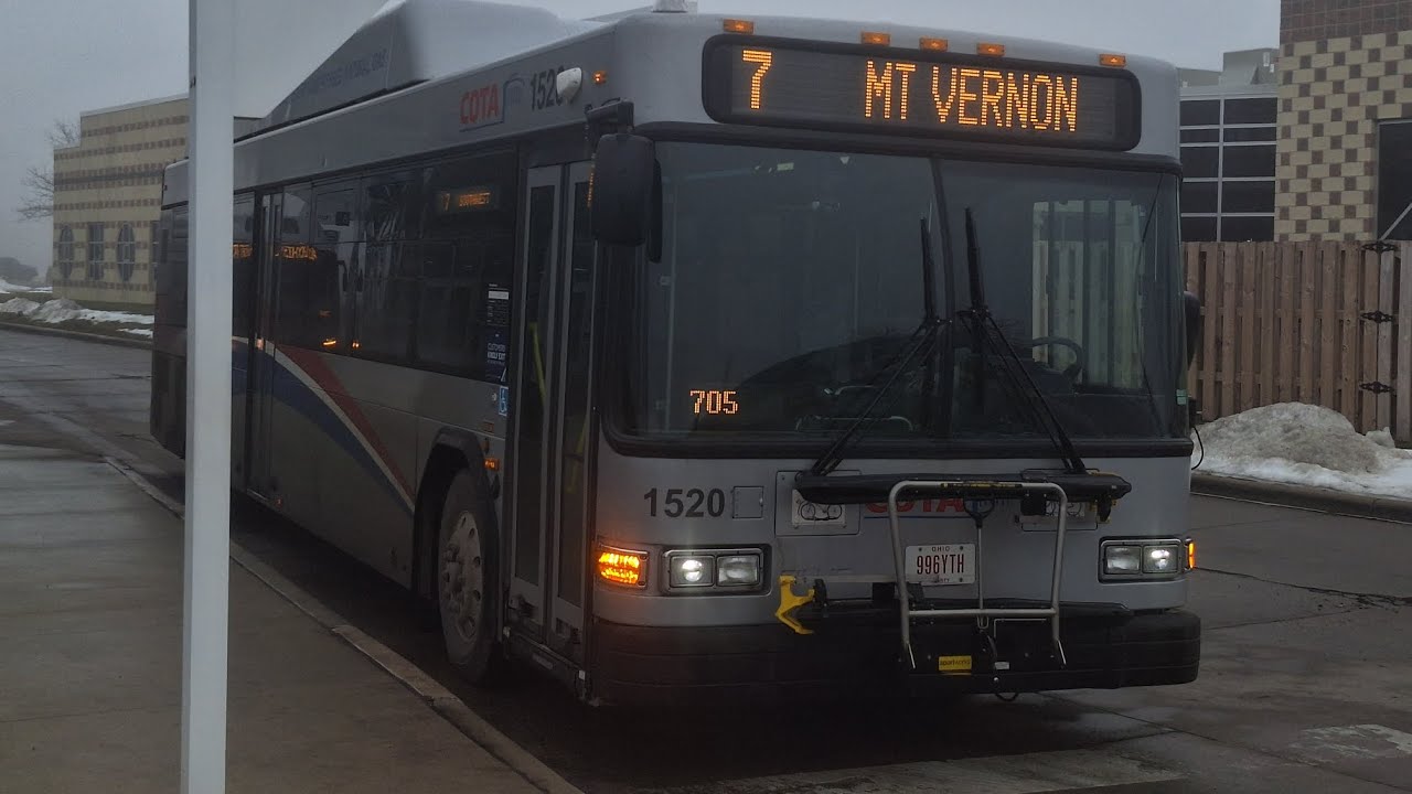 COTA || 2015 Gillig 40' CNG || #1520 || 7 Mt Vernon/Easton (Reroute) || ride