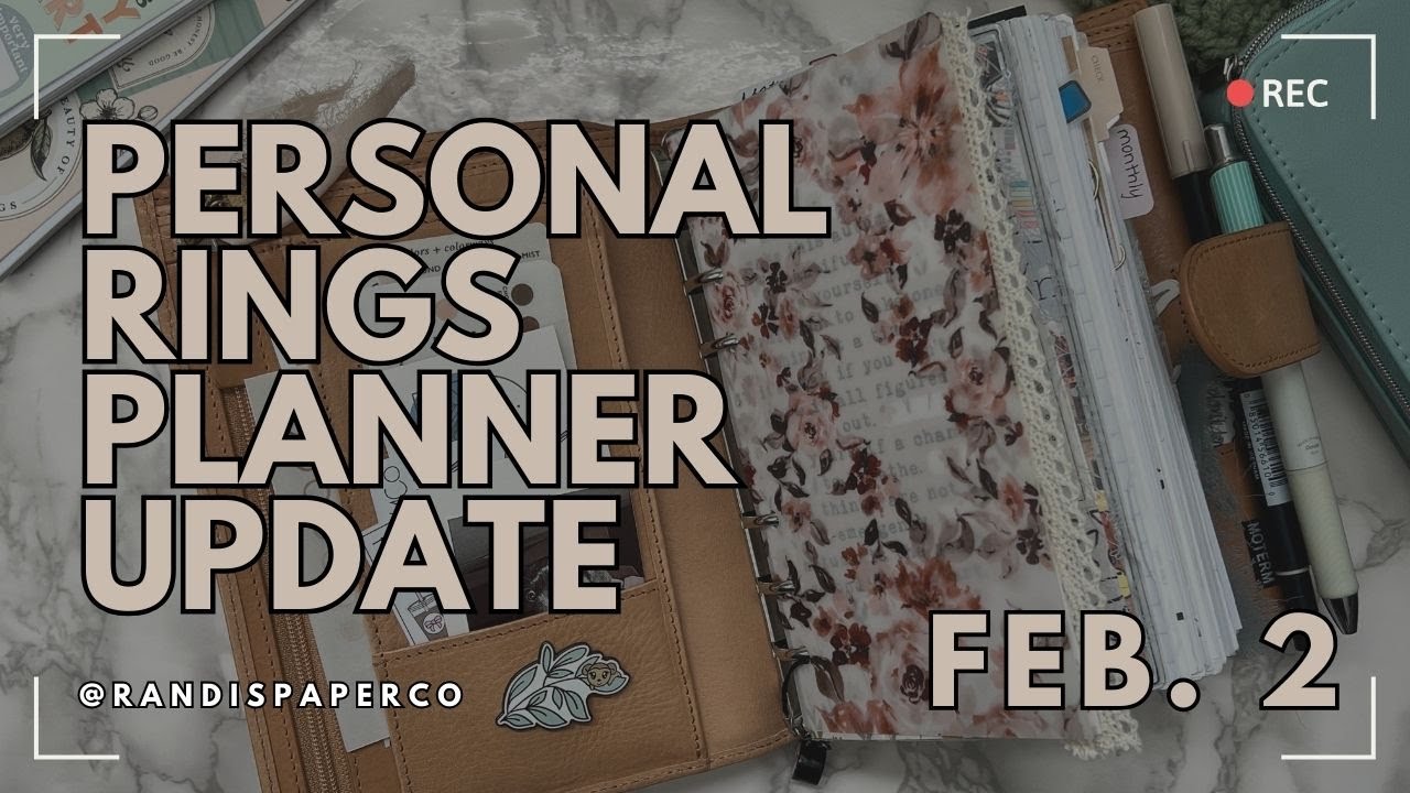 Personal Rings Planner Update | Moterm Personal Luxe 2.0 Planner
