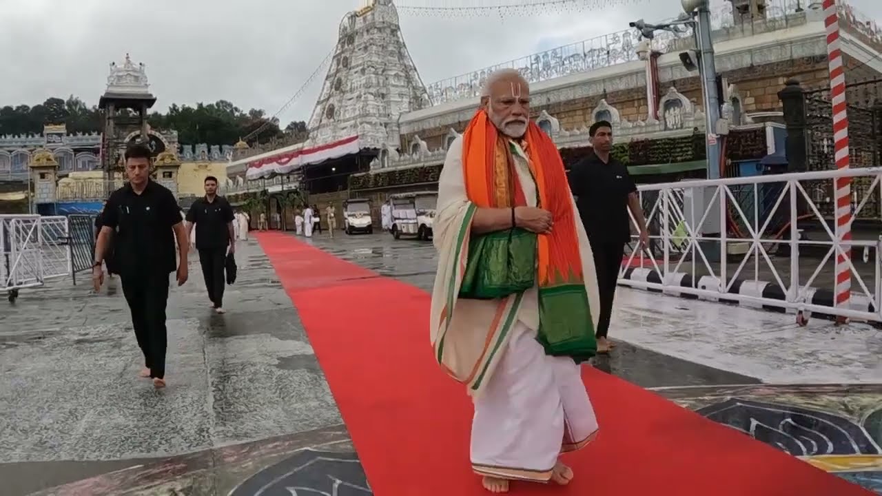 NaMo is all about Love, Devotion and Service | PM Modi | Tirumala | Andhra Pradesh