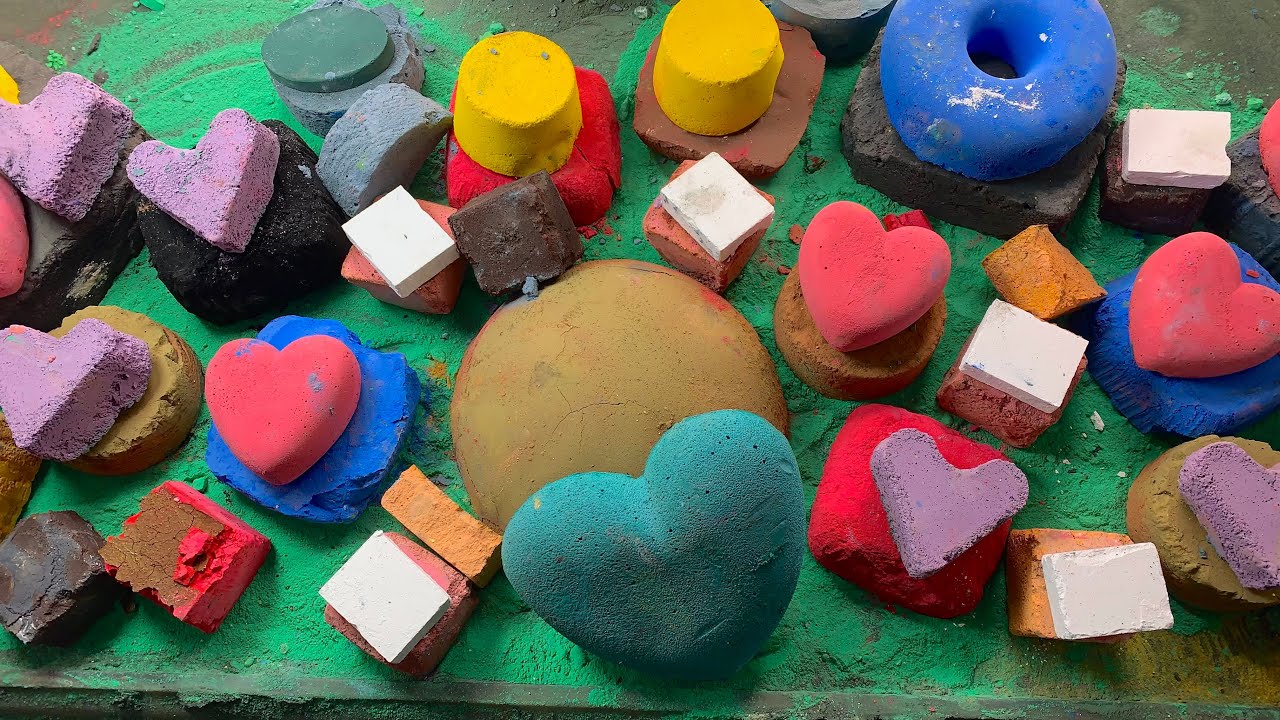 Stunning Colours with new chalk brand Rich Pigmented Iron Oxide Chalk oddlysatisfying sleepaid