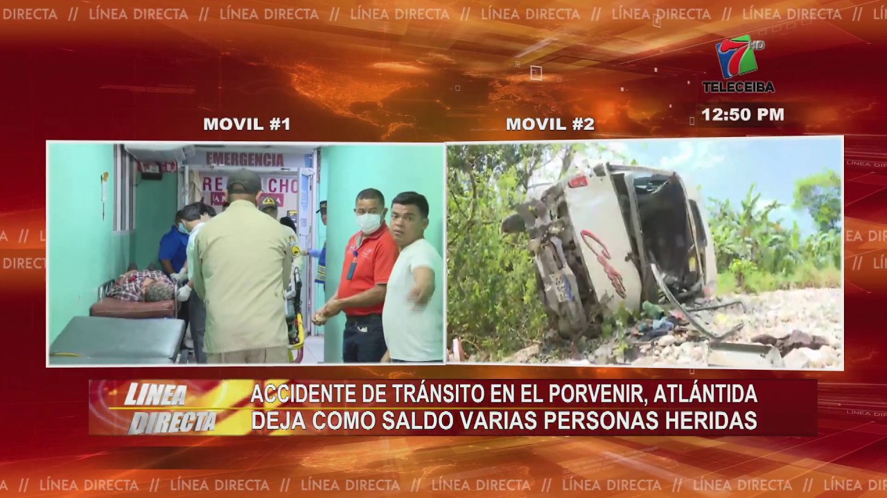 Autobús cae desde el puente Quebrada Seca, en El Porvenir: deja más de diez personas heridas