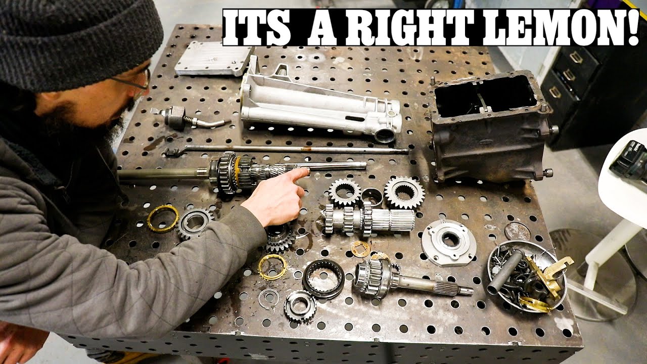 How To Disassemble A Ford Rocket 4 Speed Quaife Straight Cut Gearbox?  Exploded View - Part 1