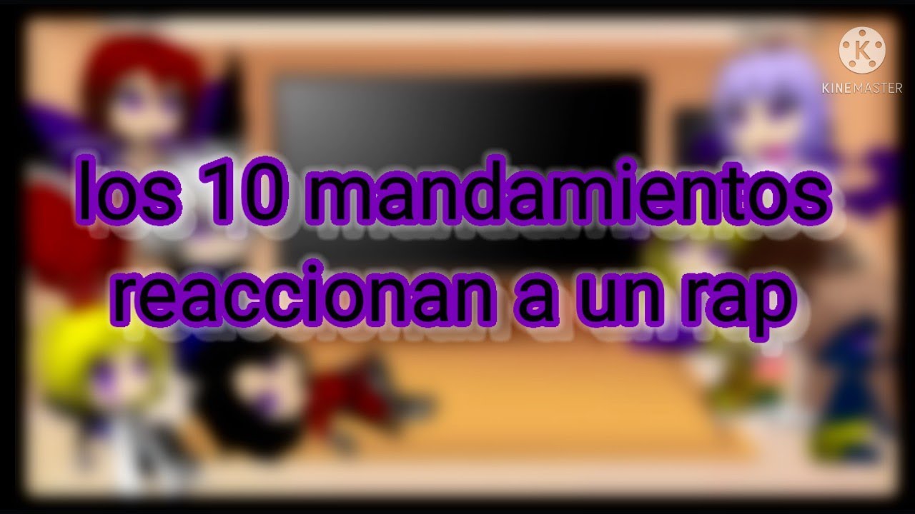 los 10 mandamientos reaccionan a un rap/ ( corto )