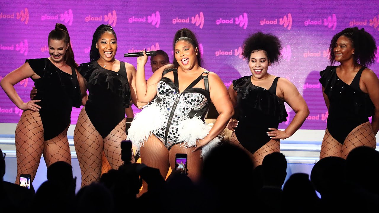 Lizzo performs “Juice” at the 30th Annual GLAAD Media Awards