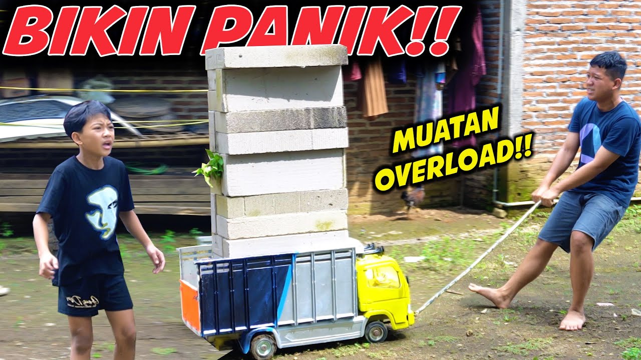 TRUK MINI DIMAS MUATAN TERBANYAK!! MUAT BATA JEBOL GAK NIH??