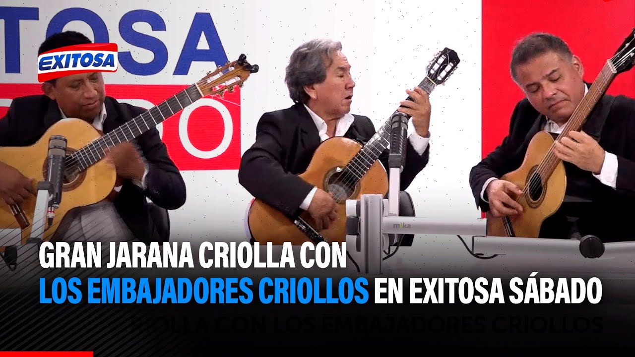 🔴🔵Gran jarana criolla con Los Embajadores Criollos