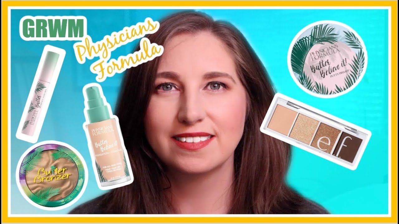 GRWM: Physicians Formula Butter Believe it Foundation and Primer + Mascara + ELF Bite Size Palette