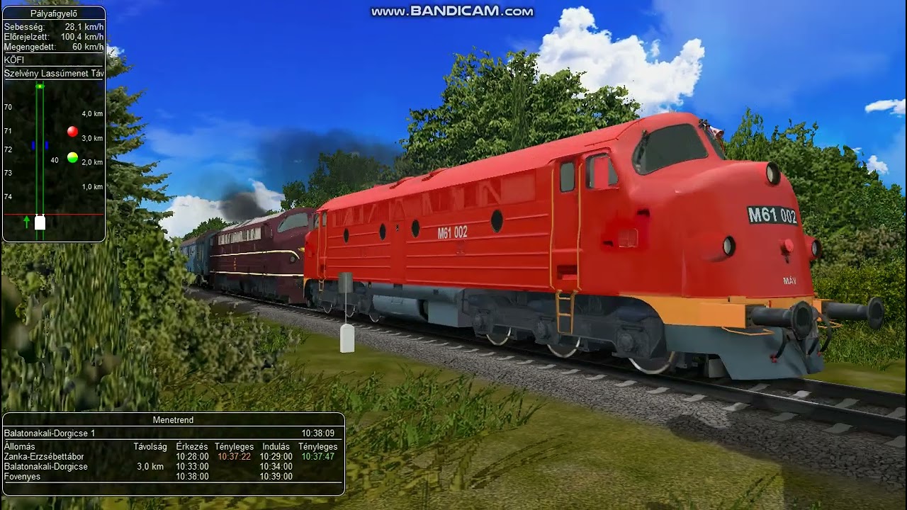 MSTS/OR M61-002 DSB MY-1101 Badacsonytomaj- Balatonakali-dörgicse