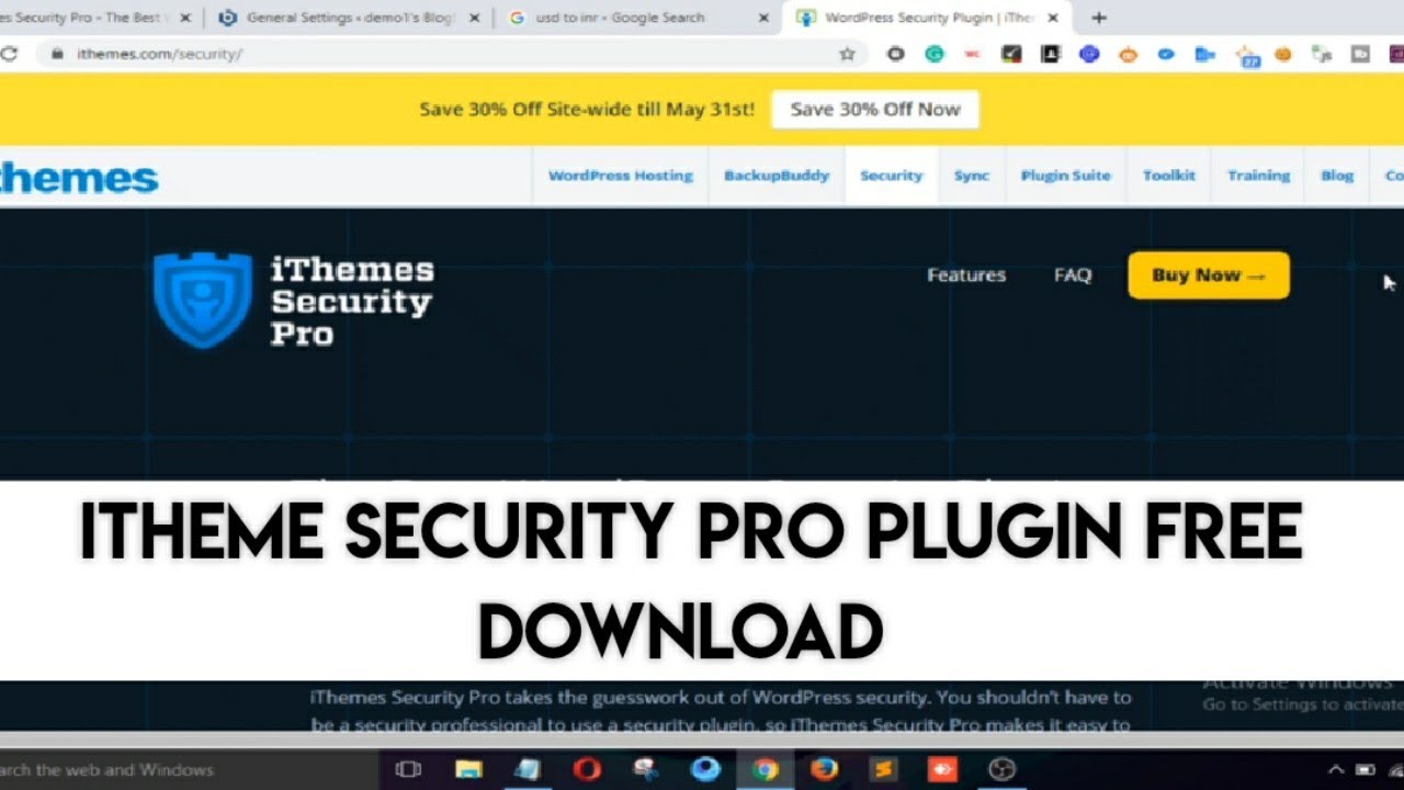 iTheme Security Pro Free Download - ithemes Pro Plugin | 99% OFF | Offer Limited