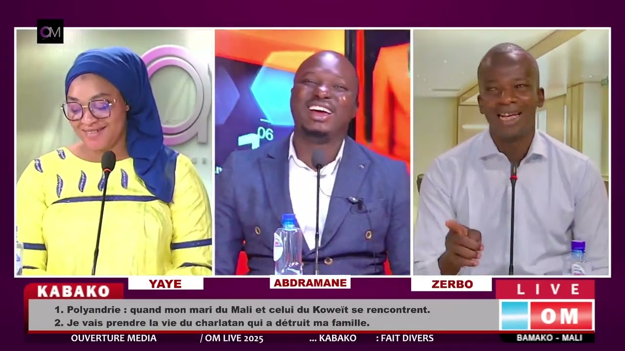 OMLive : #KABAKO / Polyandrie : quand mon mari du Mali et celui du Koweït se rencontrent.