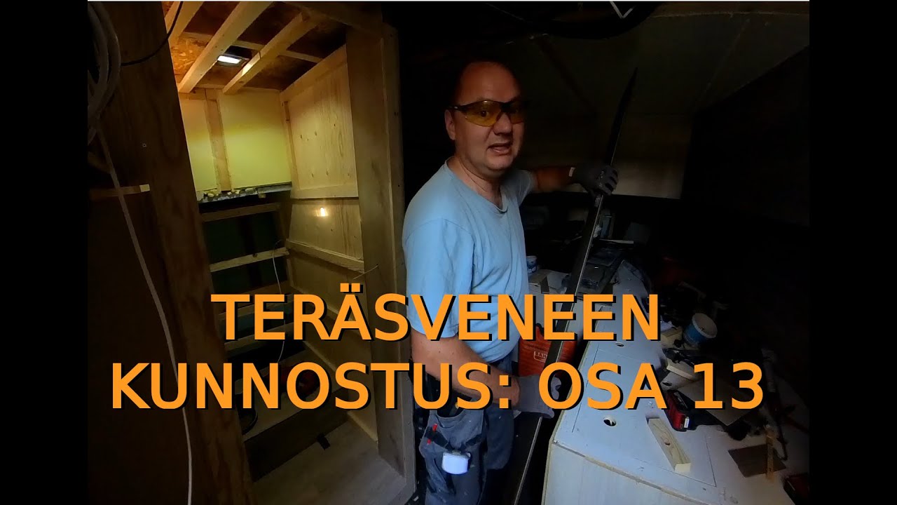 Teräsveneen kunnostus: Jakso 13 – Etuhyttti ja viimeistely