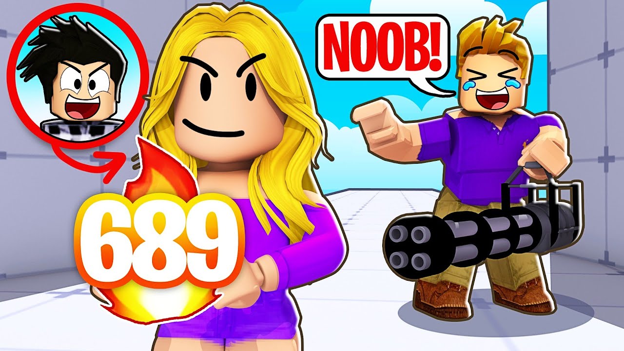 J'AI FAIT SEMBLANT D'ÊTRE UNE FILLE NOOB DANS ROBLOX RIVALS ! (JE TROLLE MON MEILLEUR AMI!)