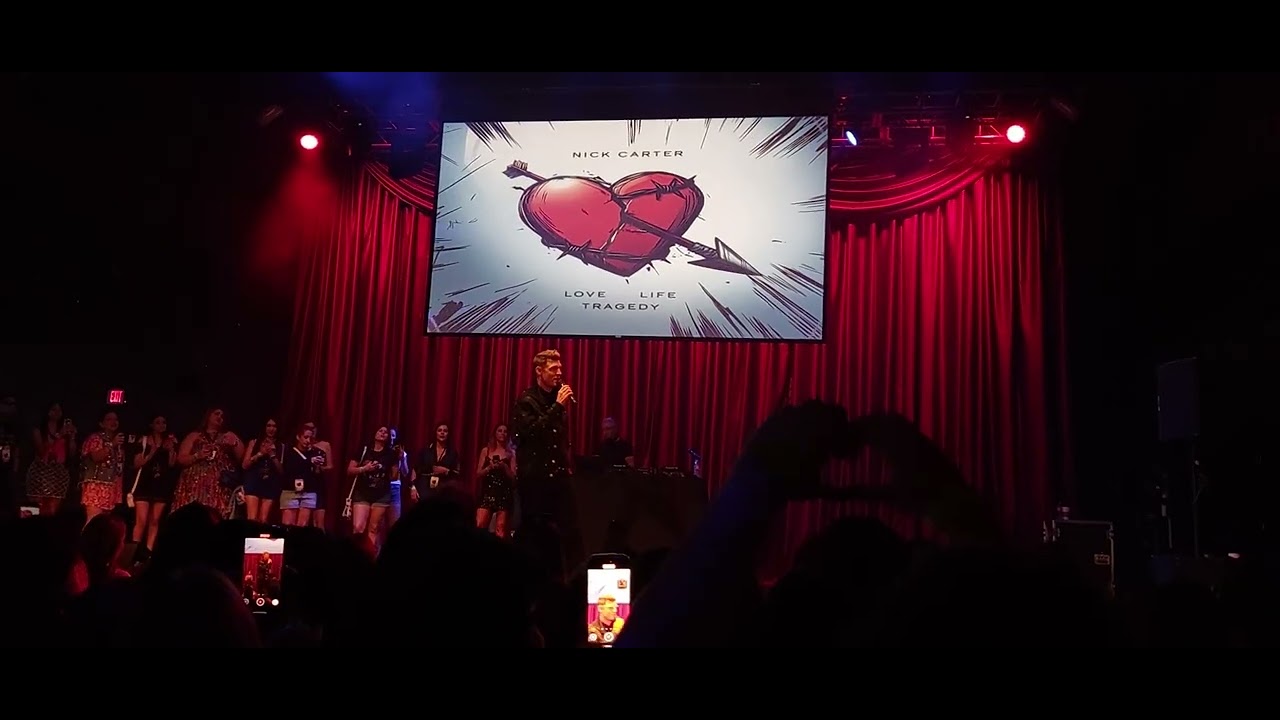 Nick Carter at brooklyn bowl - las vegas. Full show