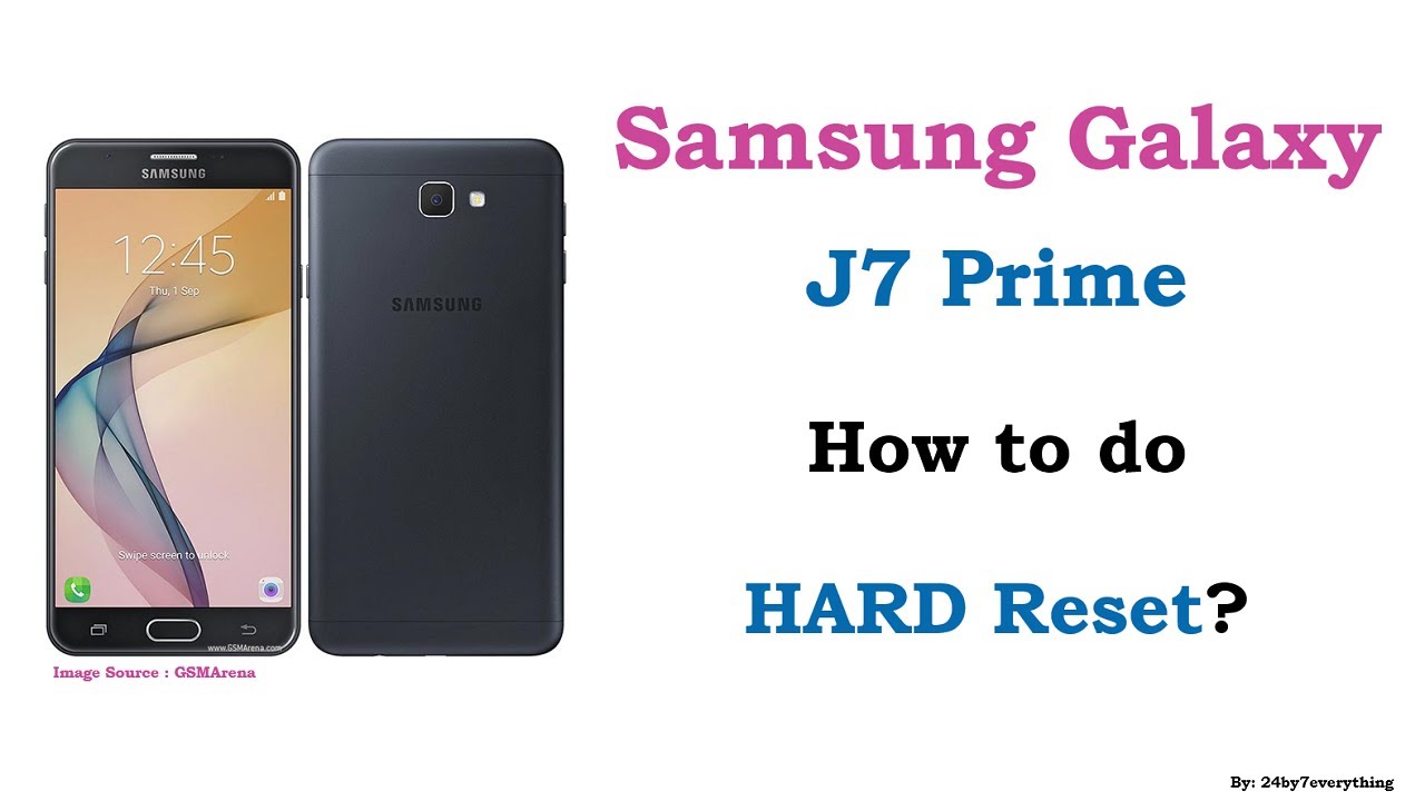 Samsung Galaxy J7 Prime | How to do Hard Reset | Important
