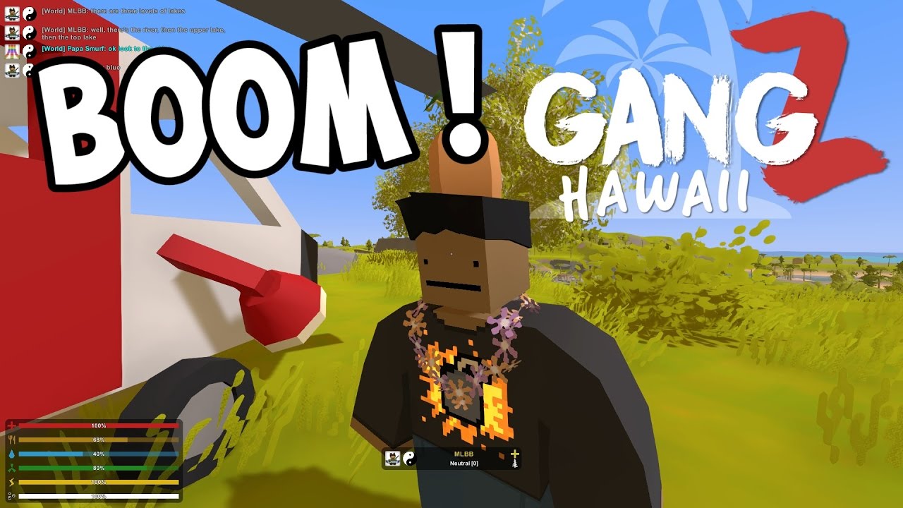 UNTURNED GangZ - New Map! New Friends! New Enemies! S5E01 (Hawaii Map Multiplayer PvP)