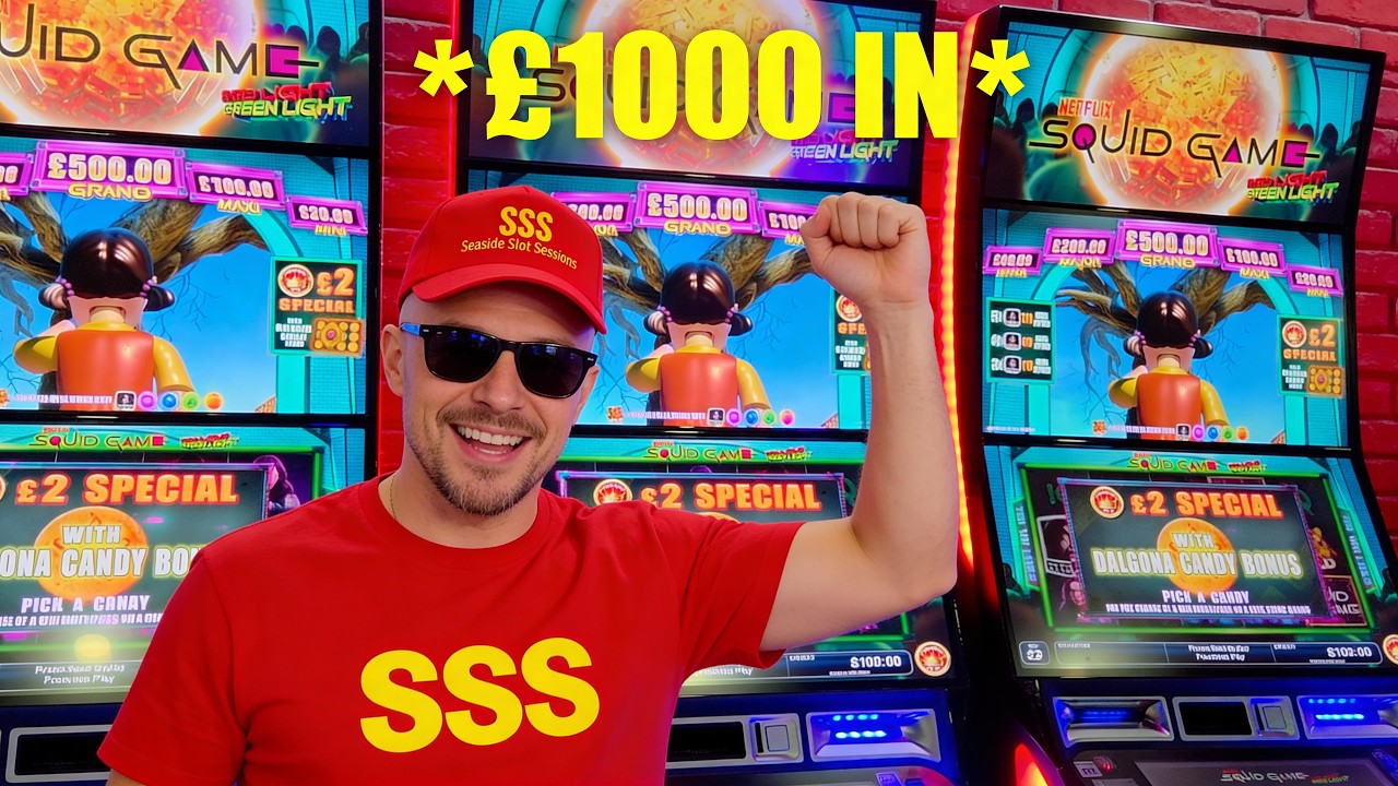 1000 фунтов стерлингов против сообщества Black Knight, игры Squid и других слотов. В игре 3 слота...
