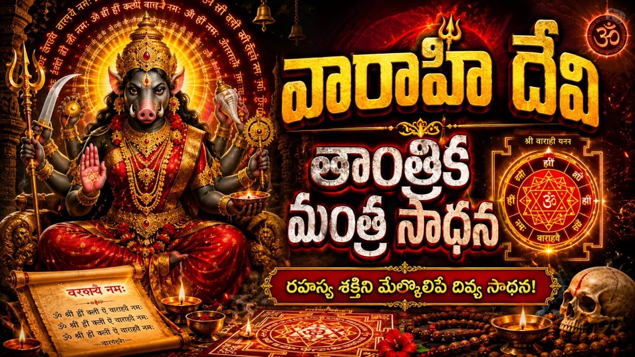 వారాహి దేవి తాంత్రిక మంత్ర సాధన 