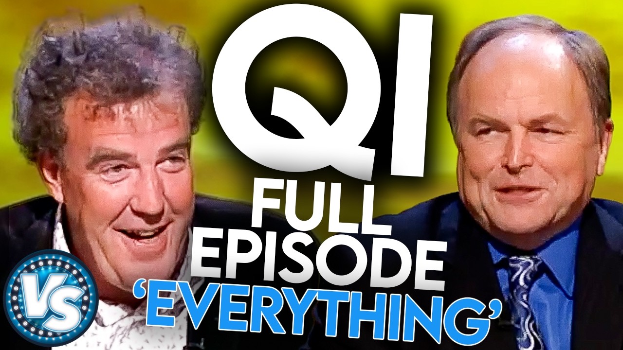 QI FULL EPISODE! 'Everything'   Series E Episode 6 With Jeremy Clarkson & Vic Reeves and Others