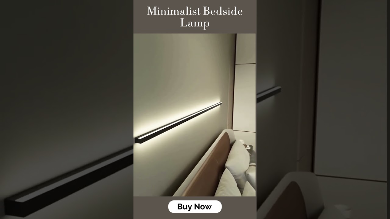 Minimalist Bedside Lamp #shorts #short #lamp #bedside