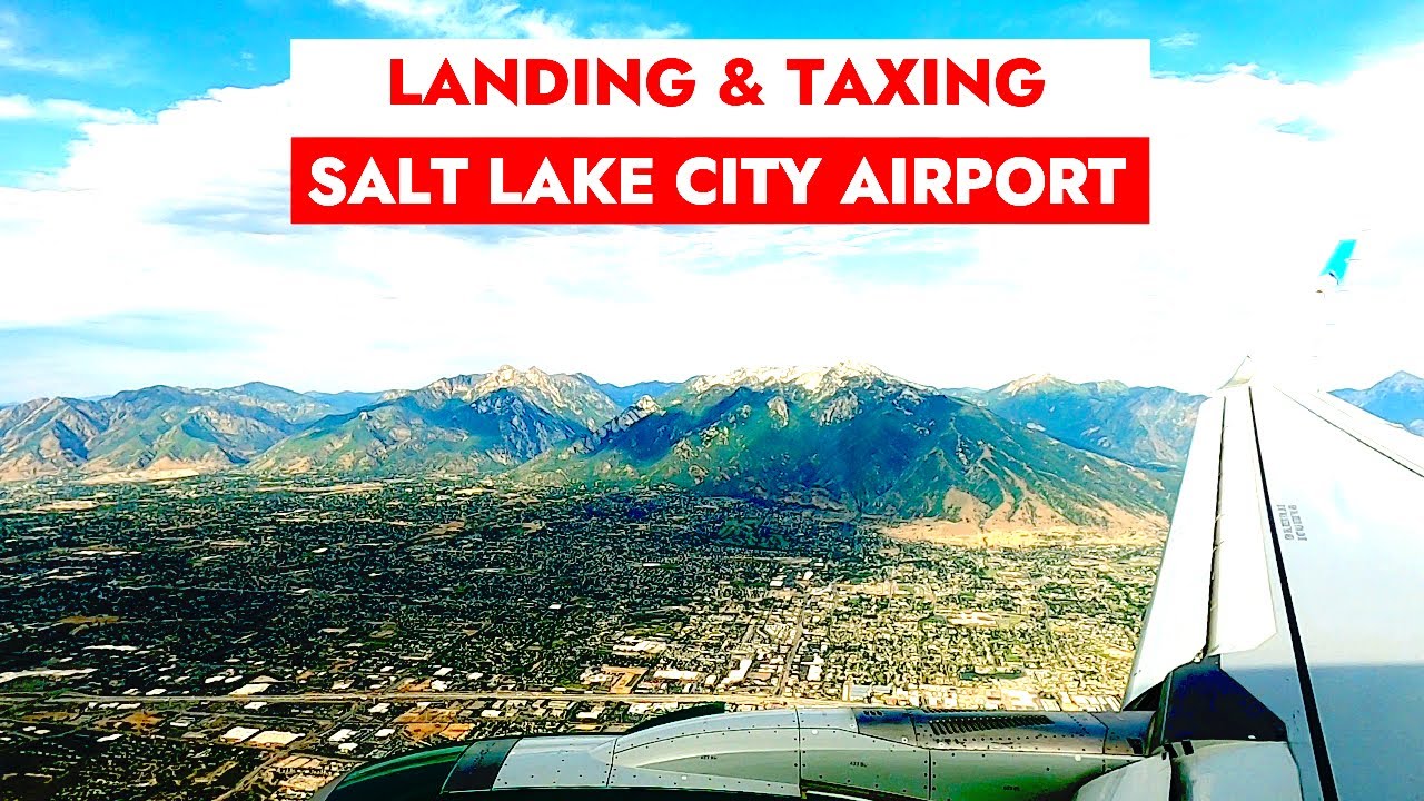 🇺🇸🛬Landing and Taxing at Salt Lake City International Airport
