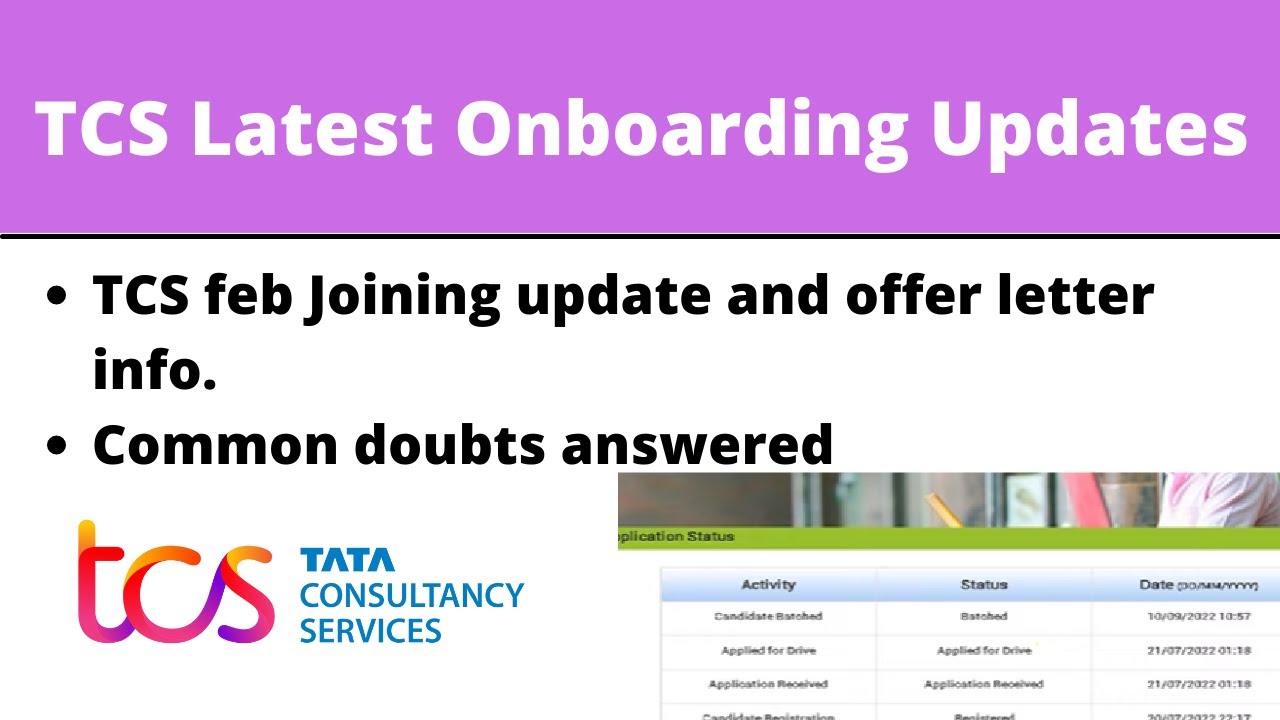 TCS February Joining & Onboarding Updates|| TCS latest onboarding updates || Common Queries answered