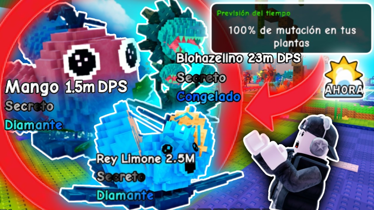 ASI fue como MUTÉ el 100% de MI JARDÍN en Plantas Vs Brainrots 😱