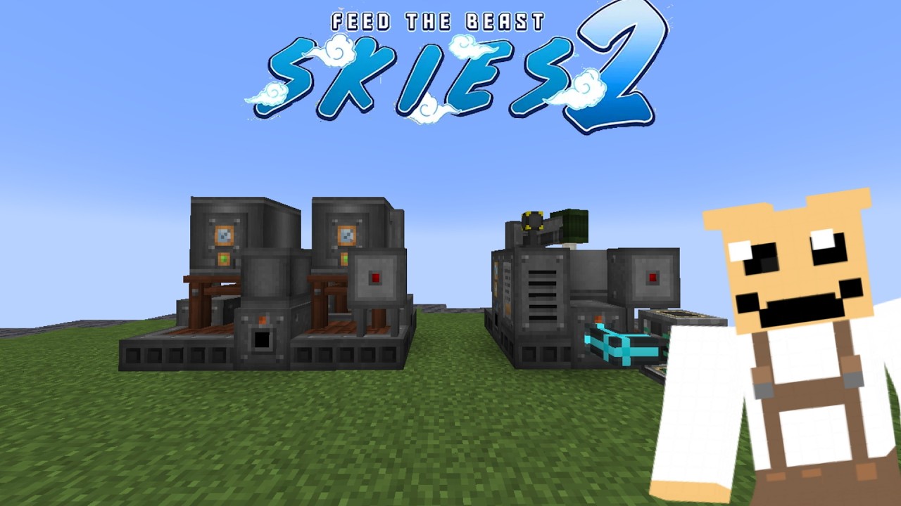 Immersive engineering Mixer and Refinery FTB Skies 2