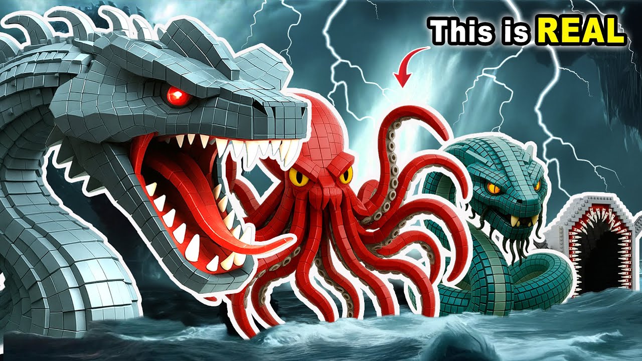 LEGO Mythical Creature: ULTIMATE RARE Legendary Sea Monster 2025 LEGO BUILDER...!