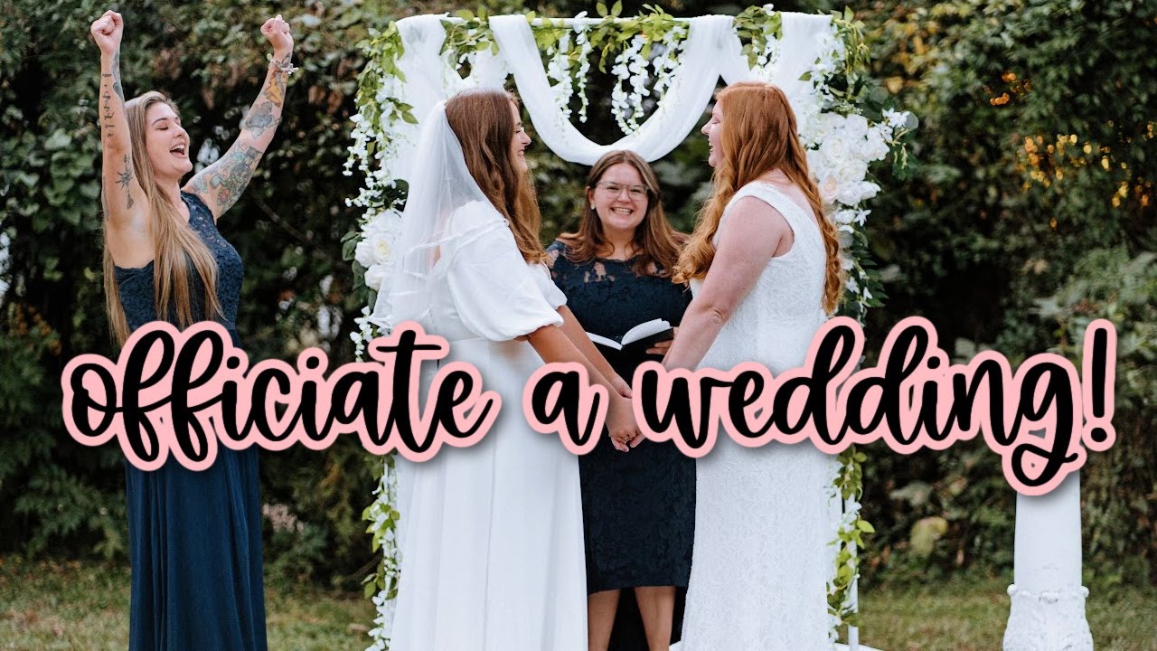 How to Officiate a Gay Wedding - Secular Ceremony Elopement with Friends