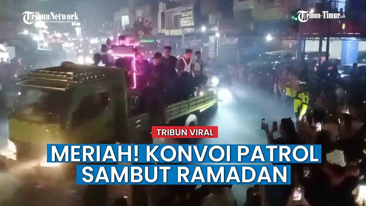 Konvoi Patrol di Pinrang Sukacita Warga Menyambut Ramadan 1447 Hijriah