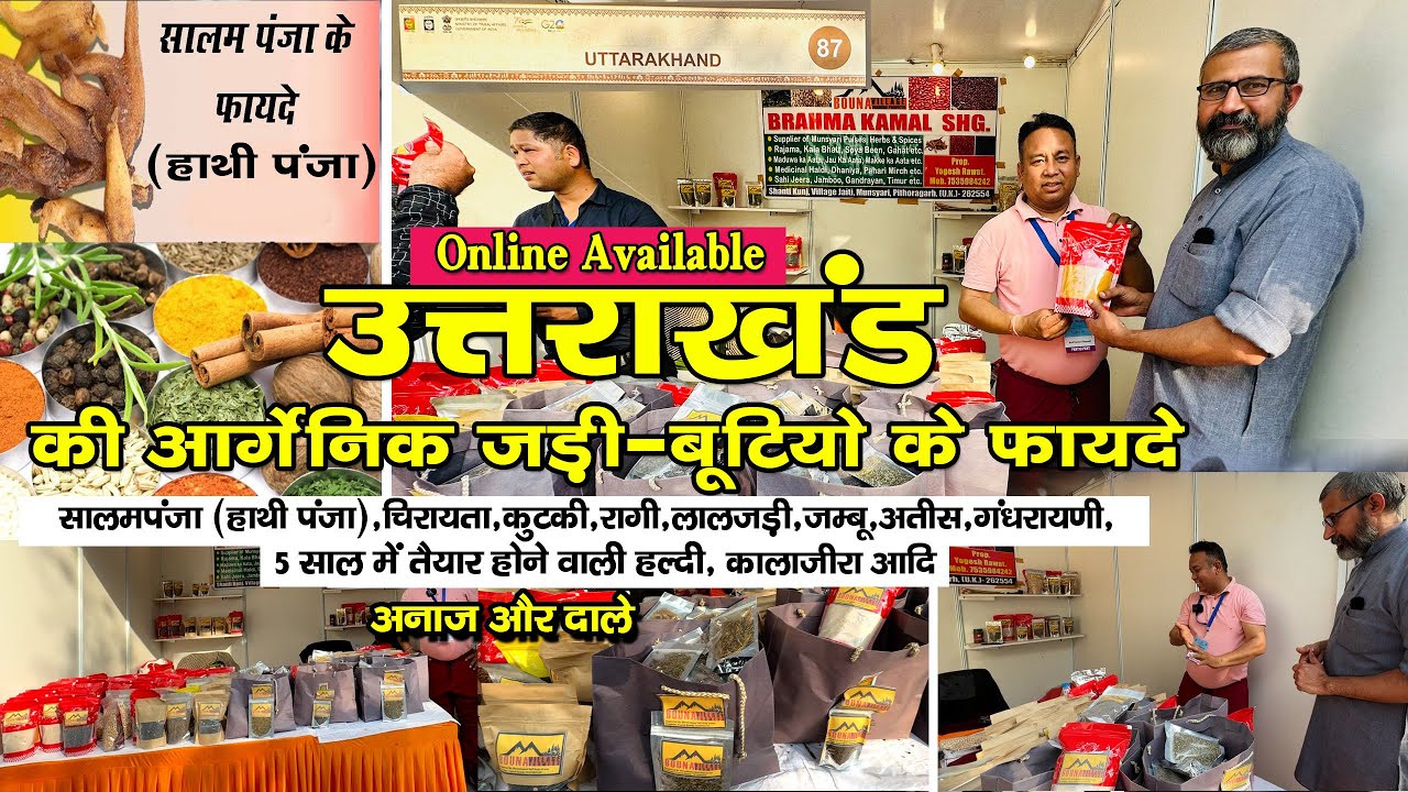 उत्तराखंड की जड़ी बूटियां और जानकारी ।प्रत्येक जड़ी बूटी के विषय में अद्भुत जानकारी #organicfarming