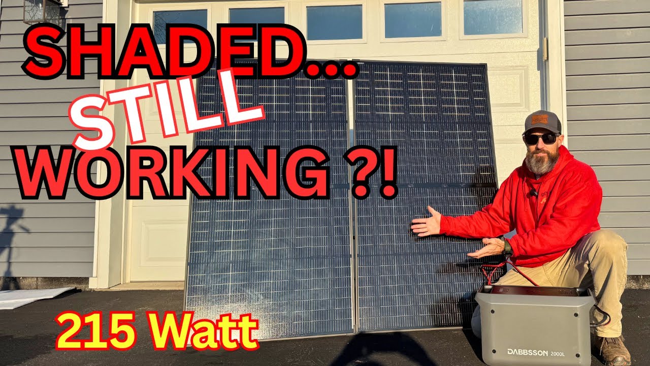 These Solar Panels Keep Working Even When Shaded?! | Callsun 215W Bifacial Test