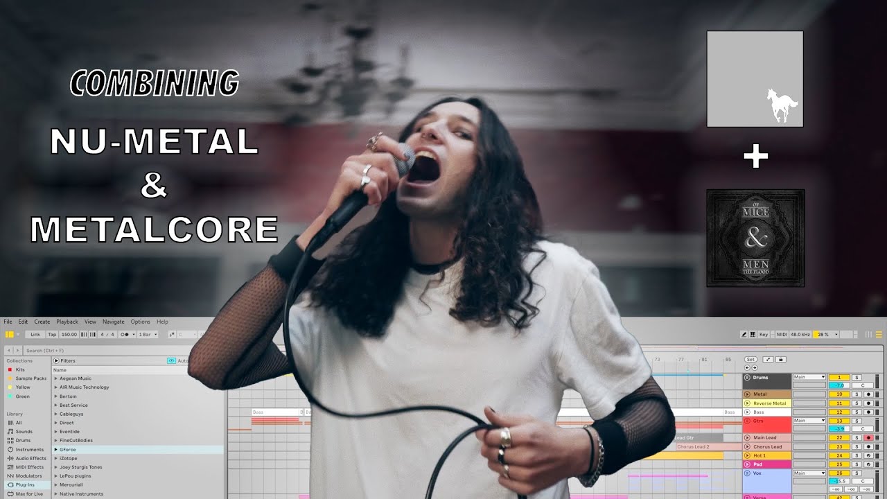 Producing A MODERN NU-METAL/METALCORE Track | 'glasseyed - death wish' Full Production Breakdown
